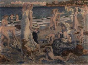 La Plage A L'epagneul by Maurice Denis