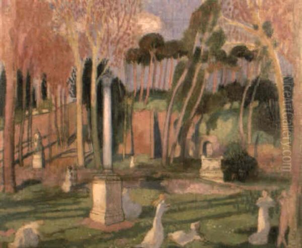 Jardin De La Villa Borghese - view 1