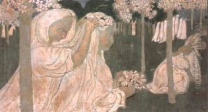 Jeunes Filles En Blanc by Maurice Denis