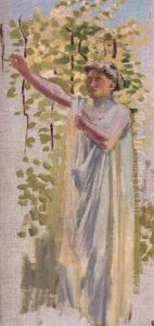 Femme Drapee A L'antique Au Jardin by Maurice Denis