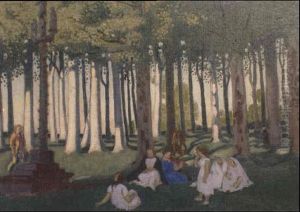 Les Hetres De Lambader Finistere by Maurice Denis