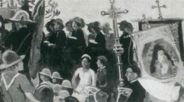 Procession A Perros-guiree - view 1