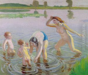 Baignade Aux Nenunphars by Maurice Denis