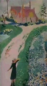 Ruisseau En Bretagne Vers 1910-1912 by Maurice Denis