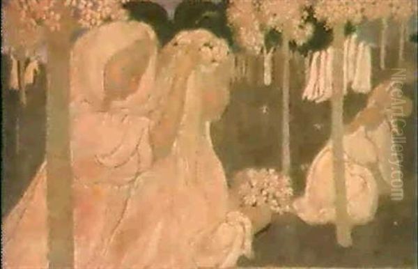 Jeunes Filles En Blanc Ou Communiantes - view 1