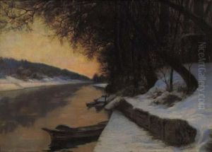 Paesaggio Innevato by Luigi Arbarello