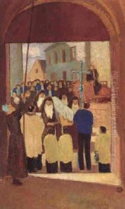 Soir D'automne, L'enterrement by Maurice Denis