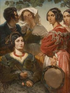 La Demande En Mariage by Pierre Louis Francois Alexandre Denis