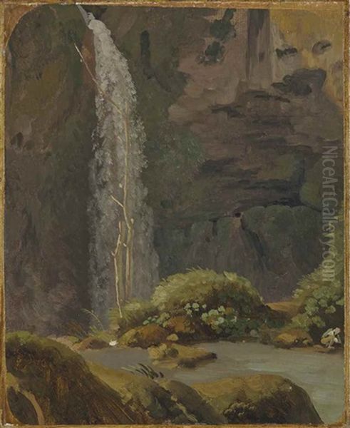 La Cascade Dans La Grotte De Neptune A Tivoli - view 1