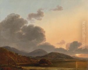 Southern Landscape by Simon-Joseph-Alexandre Clement Denis