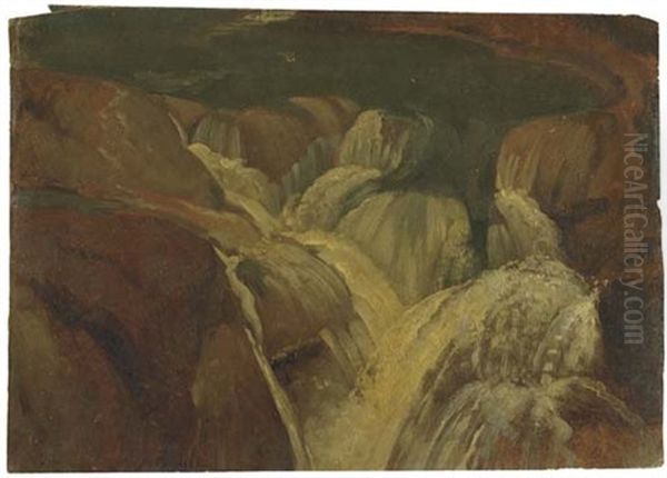 Une Chute D'eau Dans Une Grotte A Tivoli - view 1