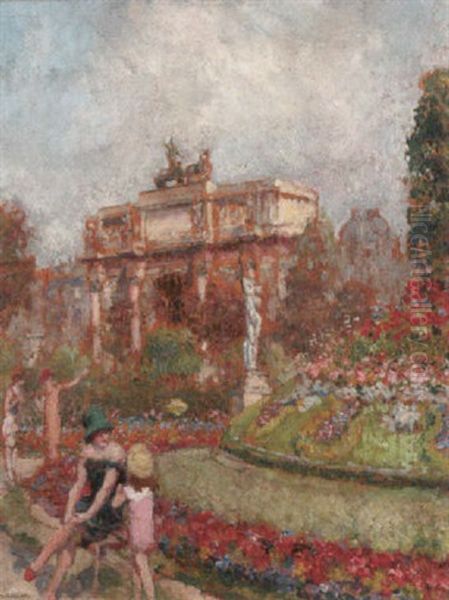 Le Jardin Des Tuileries, Paris - view 1