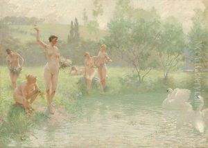 Nymphs And Swans From The Prothalamion Of Edmund Spenser Nymphs And Swans From The Prothalamion Of Edmund Spenser