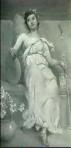 Seated Nymph by Herbert Denman
