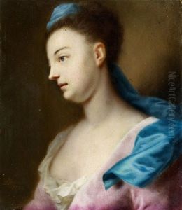 Portrait Of A Lady In Profile by Balthazar Denner