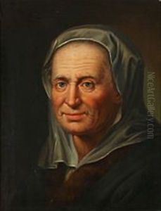 An Old Woman With Headscarf