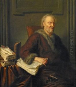 Der Gelehrte by Balthazar Denner