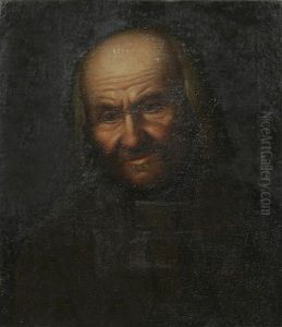 Brustbildnis Eines Alteren Herren by Balthazar Denner