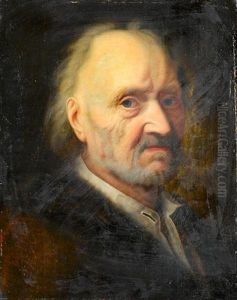 Portrait Of An Elderly Bearded Man In A Brown, Fur-trimmed Coat
