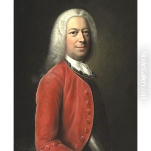 Portrait Of A Gentleman In A Red Jacket