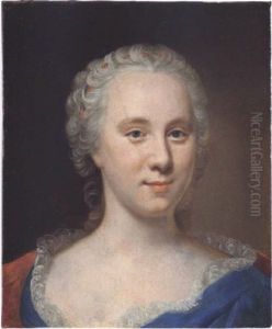 Portrait Einer Jungen Dame