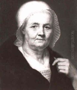 Bildnis Einer Alten Frau Mit Weisser Haube, Weissem Hemd Und Dunklem Gewand by Balthazar Denner