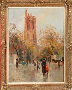 La Tour Saint-jacques A Paris by Alexandre Denonne