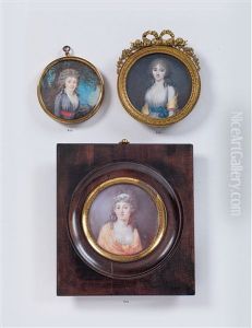 Portrait Of A Lady by Joseph (Derunton) Deranton