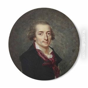 A Young Gentleman, In A Red Neck-scarf Worn Loosely And Black Coat