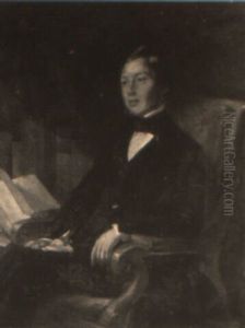 Portrait Of A Young Man by Alfred Thomas Derby
