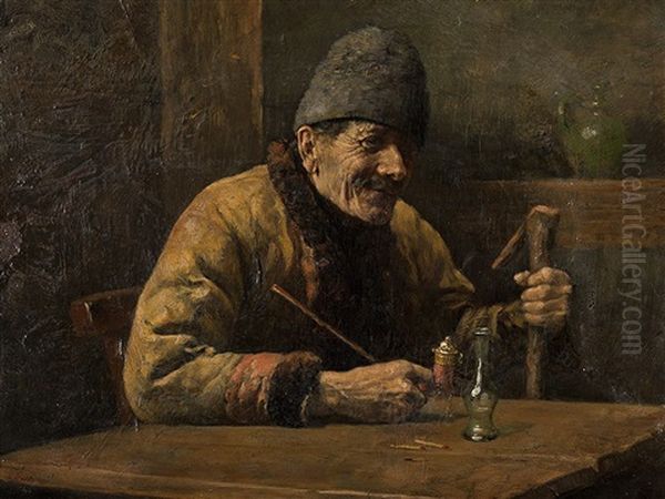 Man With Pipe - view 1