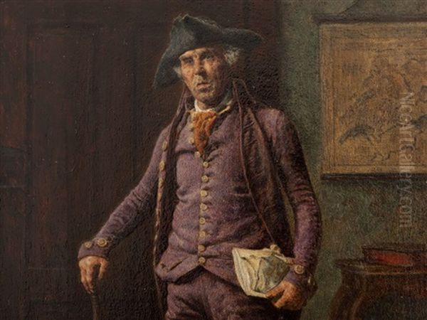 Portrait Of A Gentlemen With Tricorn - view 1