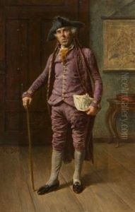 Bildnis Eines Herren Mit Dreispitz by Kalman (Koloman) Deri