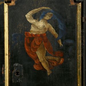 Painted Long Case Clock by Jorgen Peter Arboe