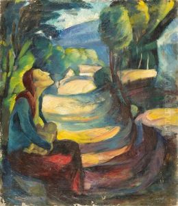 Mere Et Son Enfant by Gyula Derkovits