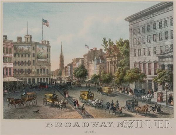 Broadway, N.y. (after Augustus Kollner) - view 1
