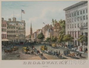 Broadway, N.y. (after Augustus Kollner)