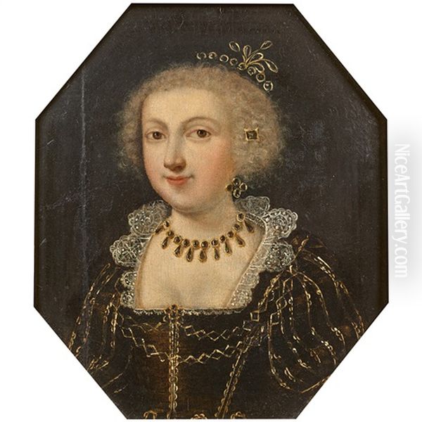 Portrait De Dame En Buste - view 1