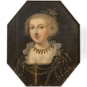 Portrait De Dame En Buste by Claude Deruet