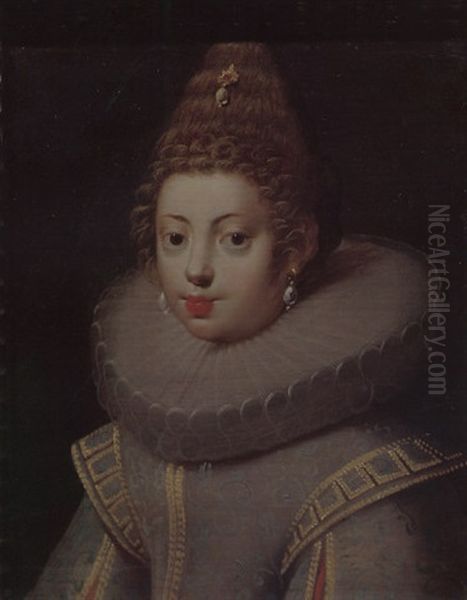Portrait Of A Lady (marguerite De Valois?) - view 1