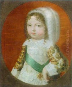 Portrait Of Louis Xiv As A Child by Claude Deruet