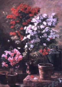 Fleurs De Serre by Charles-Paul Desavary