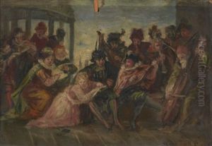 Concert Venitien by Marcellin Gilbert Desboutin
