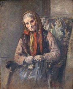 Femme Au Foulard
