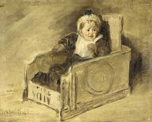 Jeune Enfant Au Bonnet by Marcellin Gilbert Desboutin