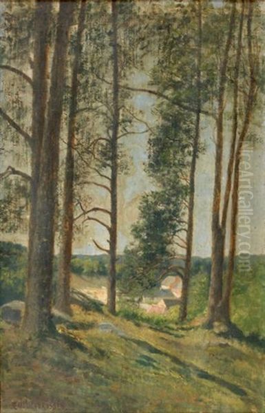 Paysage Aux Grands Arbres - view 1