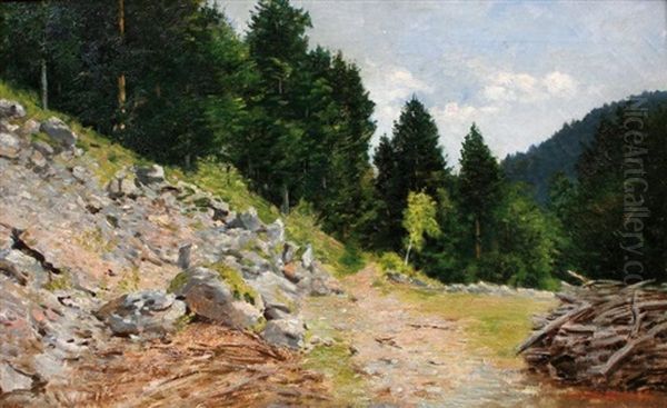 Roches Et Clairieres Dans Les Bois De Eaymont (vosges) - view 1