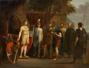 Achilles Empfangt Die Gesandten Des Agamemnon by Guillaume Descamps