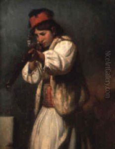 Le Jeune Franc-tireur Grec by Guillaume Descamps