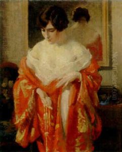 Red Peignoir